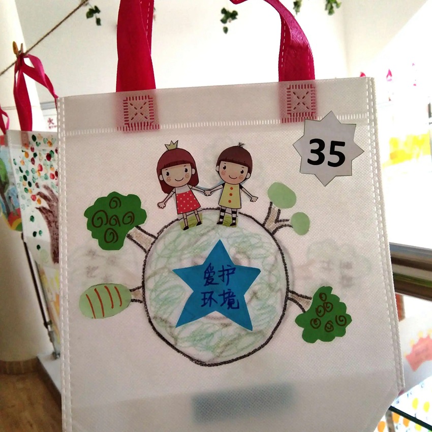 手袋收納袋印花